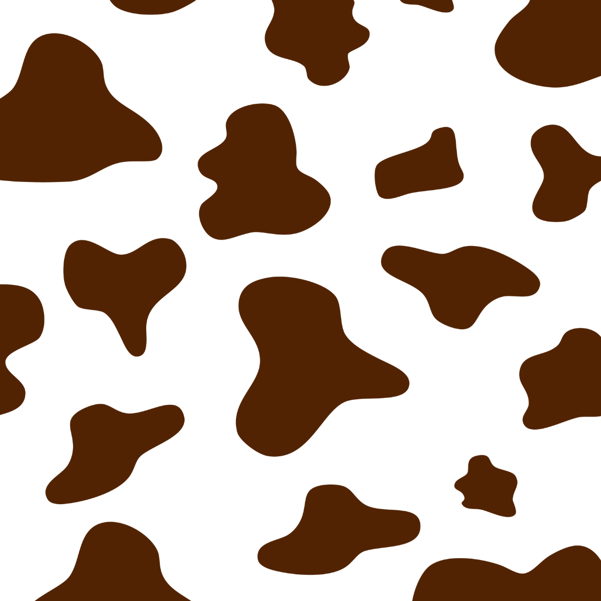 Animal Print - Brown Cow Print