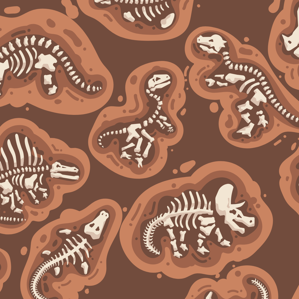 Dinosaur Prints - Dino Fossils