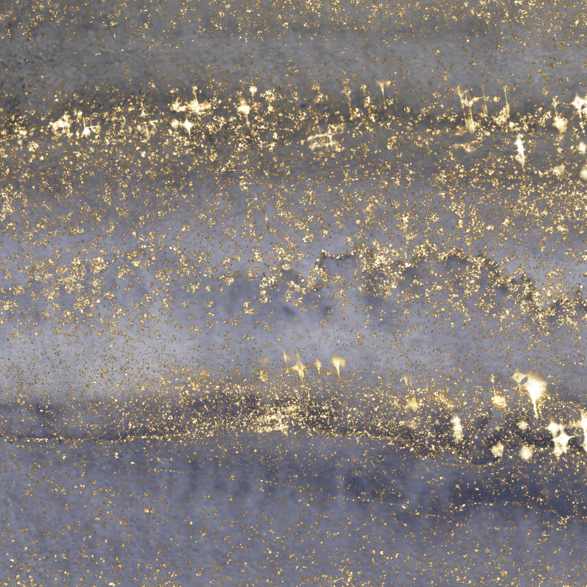 Modern Prints - Grey & Gold Glitter