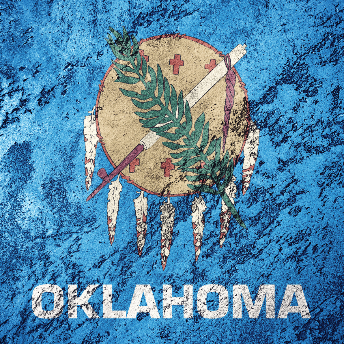 United States Prints - Oklahoma