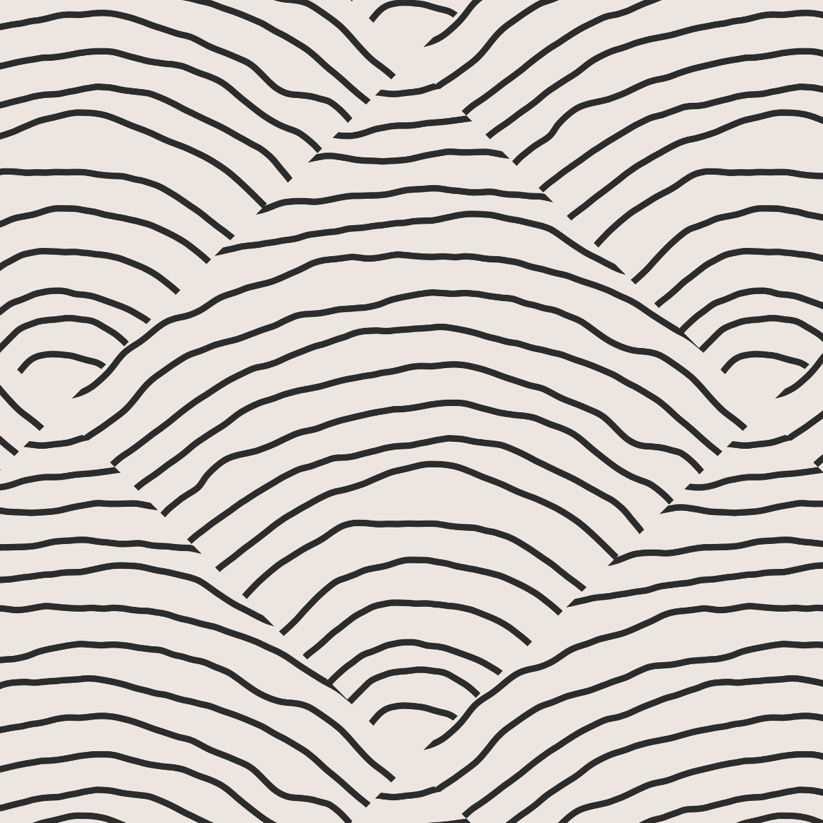 Modern Prints - Black and White Curves