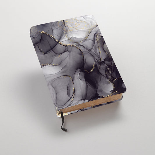 Modern Prints - Black, White and Gold Marble