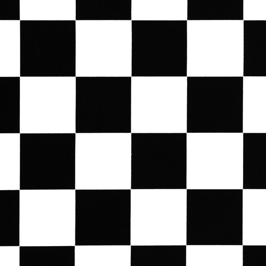 Checkered Print - Black & White Check