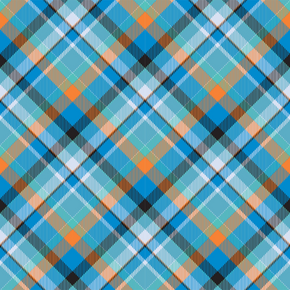 Plaid Print -Blue Plaid