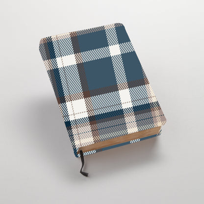 Plaid Print - Blue & Brown Plaid