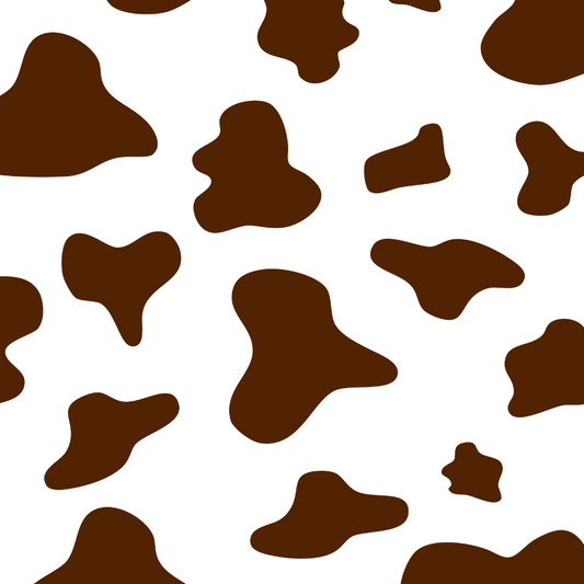 Animal Print - Brown Cow Print