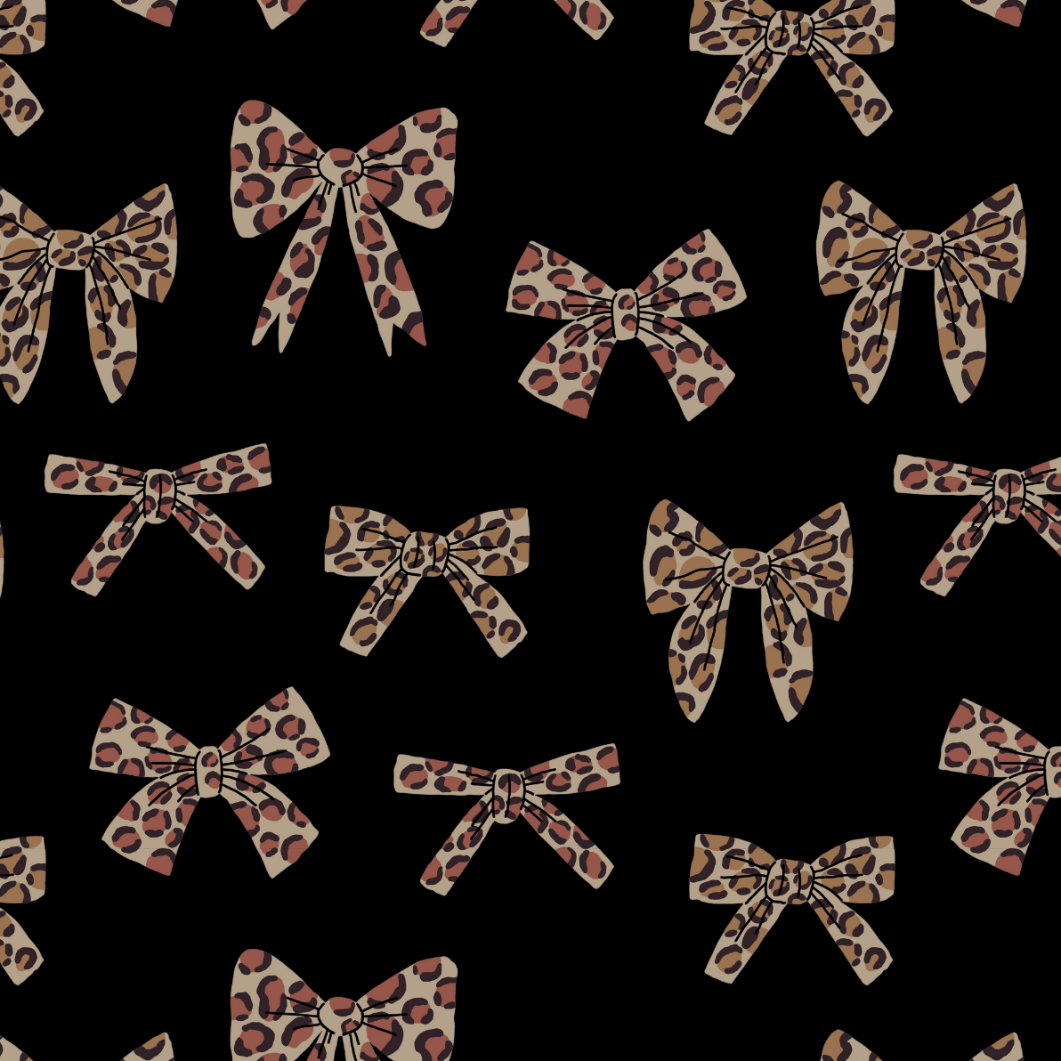 Cheerful Prints - Cheetah Bows