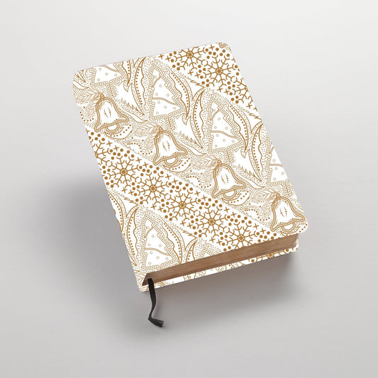 Christmas Prints - Gold and White Bells