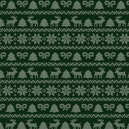 Christmas Prints - Green Christmas Sweater