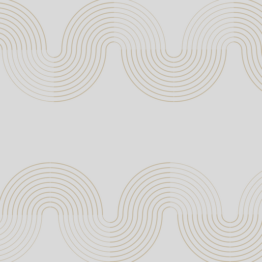 Modern Prints - Grey & Gold Swirl