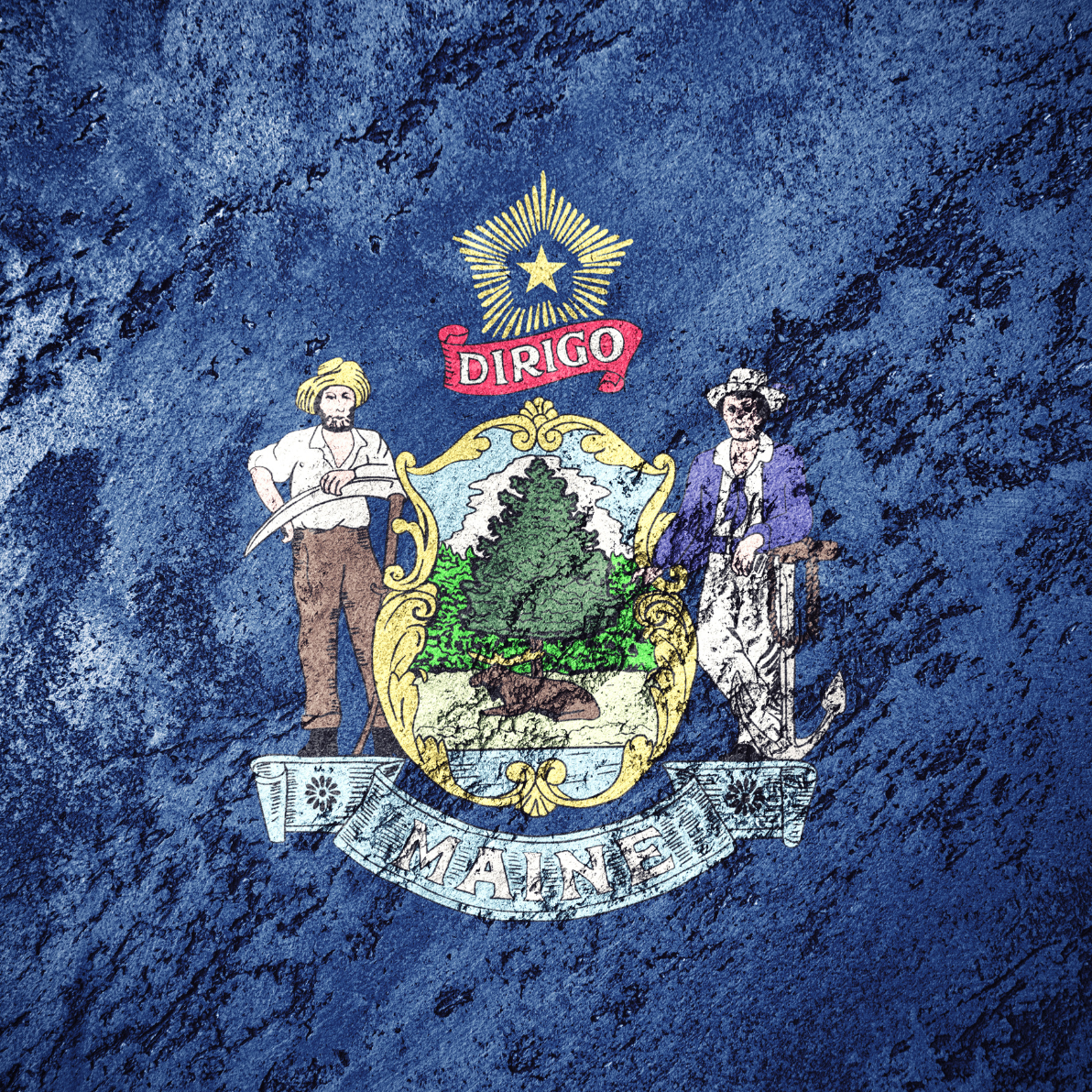 United States Prints - Maine