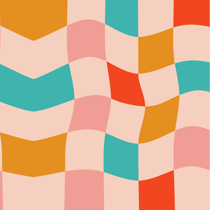 Checkered Print - Pink Checkered