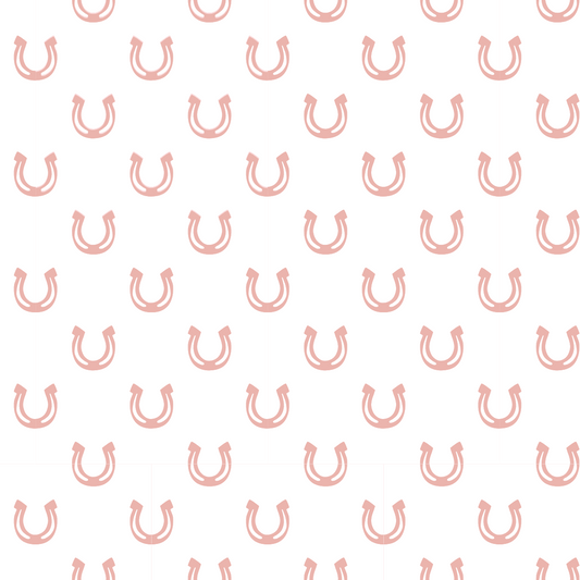Western Print - Pink Horseshoe