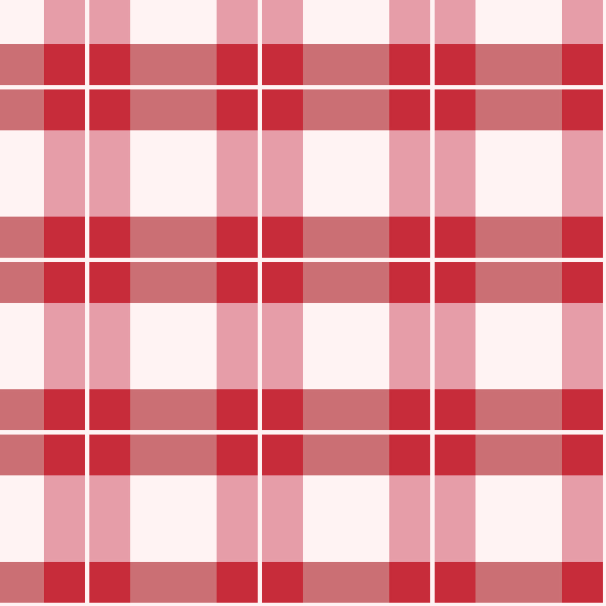 Plaid Print - Red Plaid