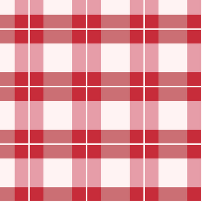 Plaid Print - Red Plaid