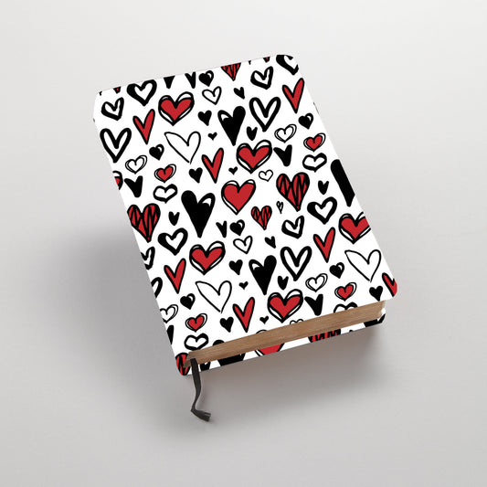 Red and Black Hearts