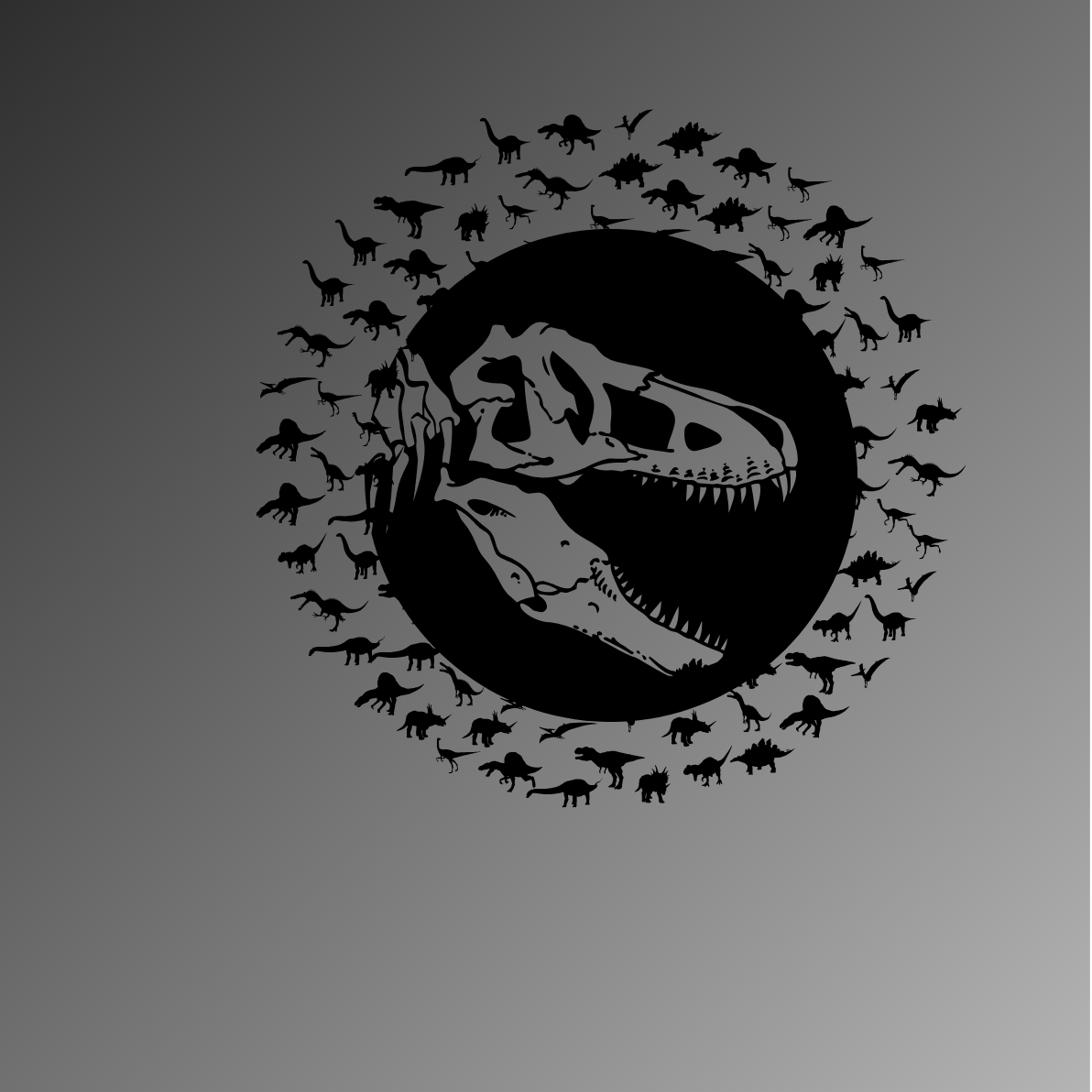 Dinosaur Prints - T-Rex Print