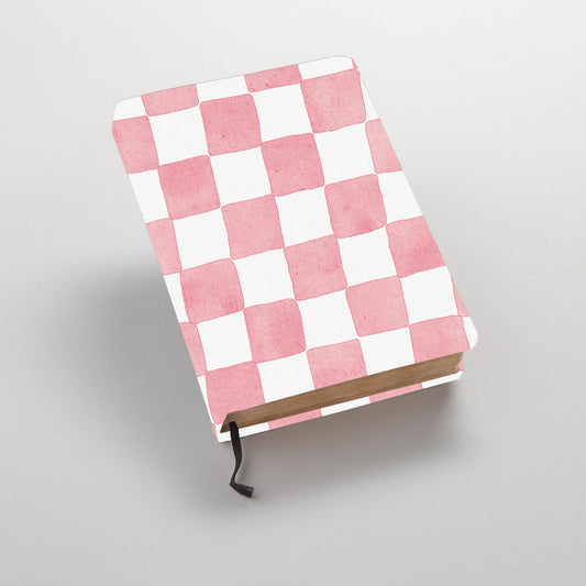 Checkered Print - Pink Water Check