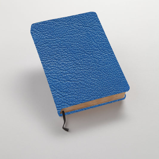 Western Print - Blue Leather