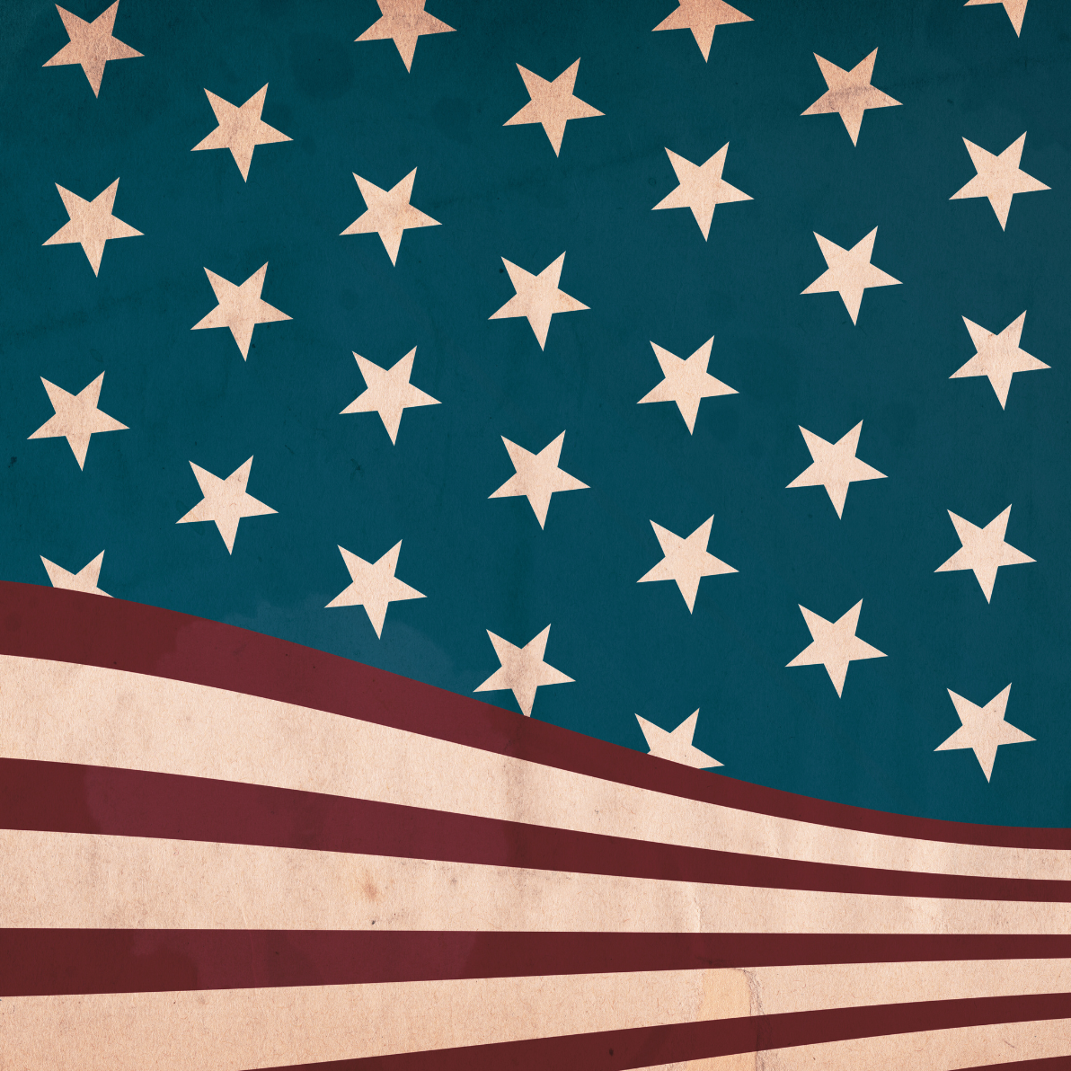 Patriotic Print - USA Flag 1