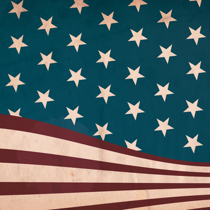Patriotic Print - USA Flag 1