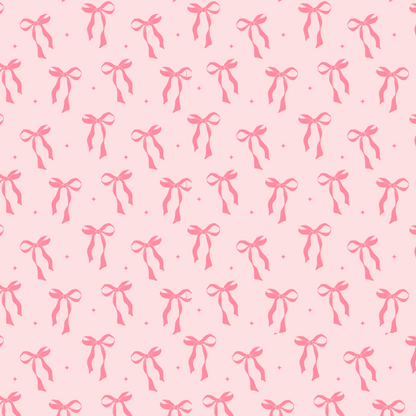 Cheerful Prints - Pink Bows